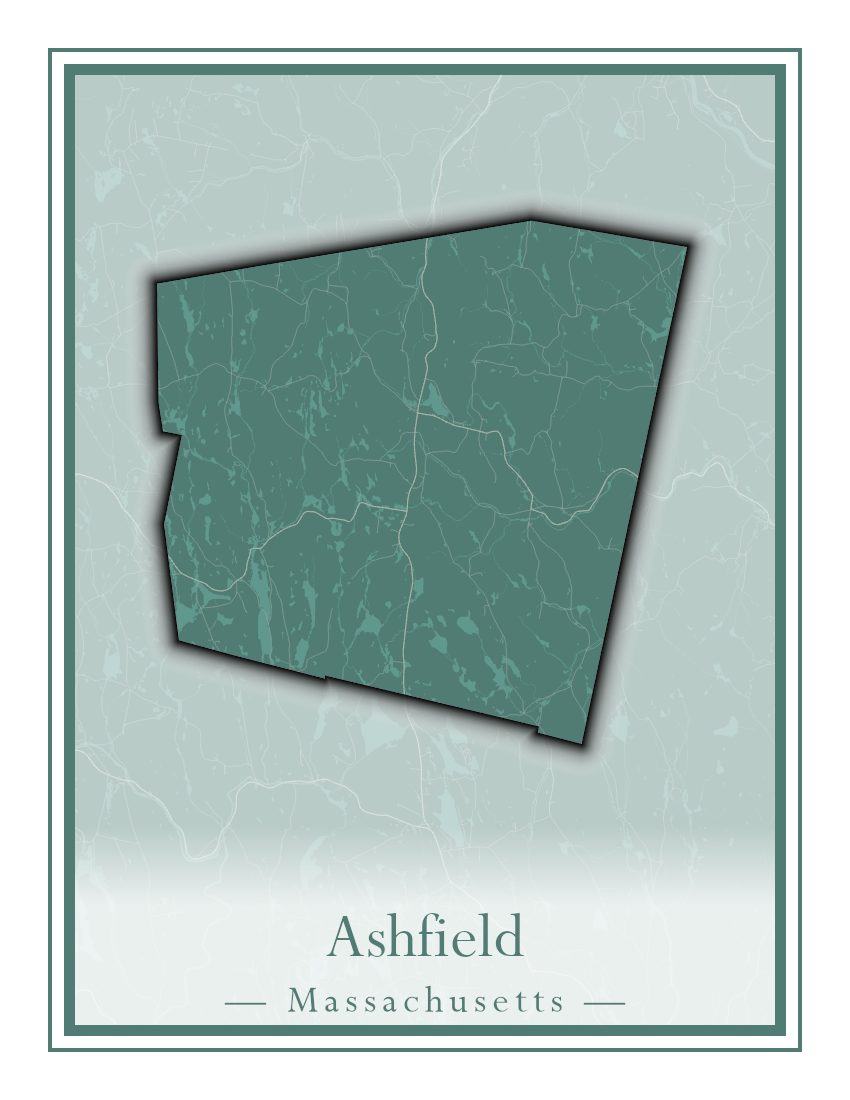 Massachusetts Towns - Street Map (Ashby - Athol)