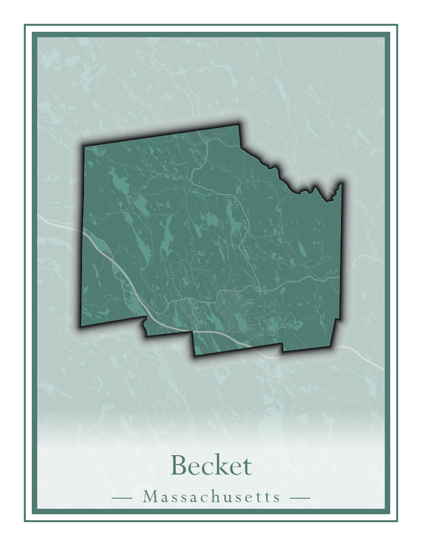 Massachusetts Towns - Street Map (Barnstable - Bedford)