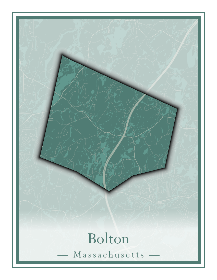 Massachusetts Towns - Street Map (Blackstone - Boston)