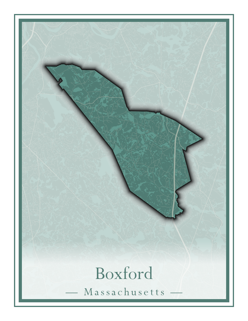 Massachusetts Towns - Street Map (Bourne - Boylston)