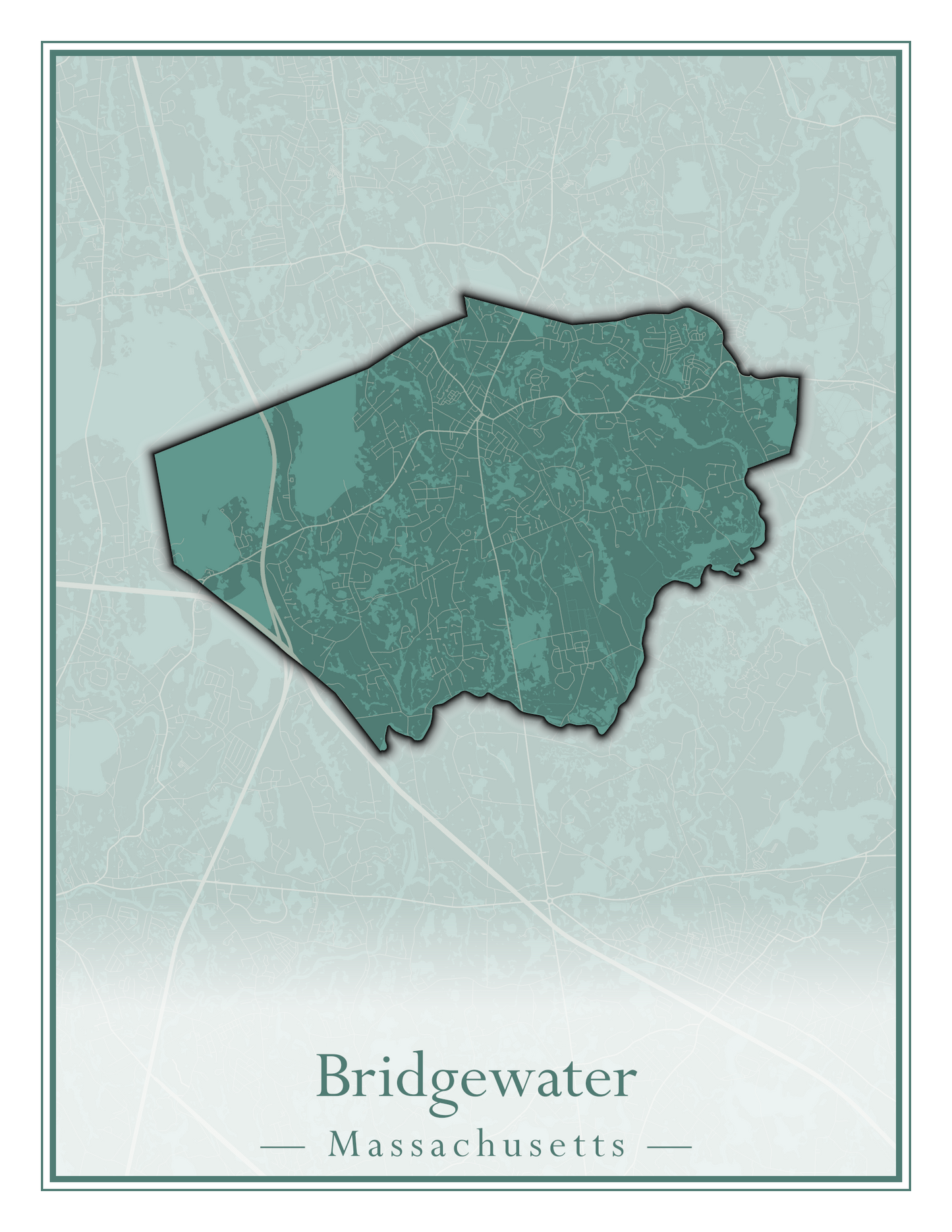 Massachusetts Towns - Street Map (Braintree - Brimfield)