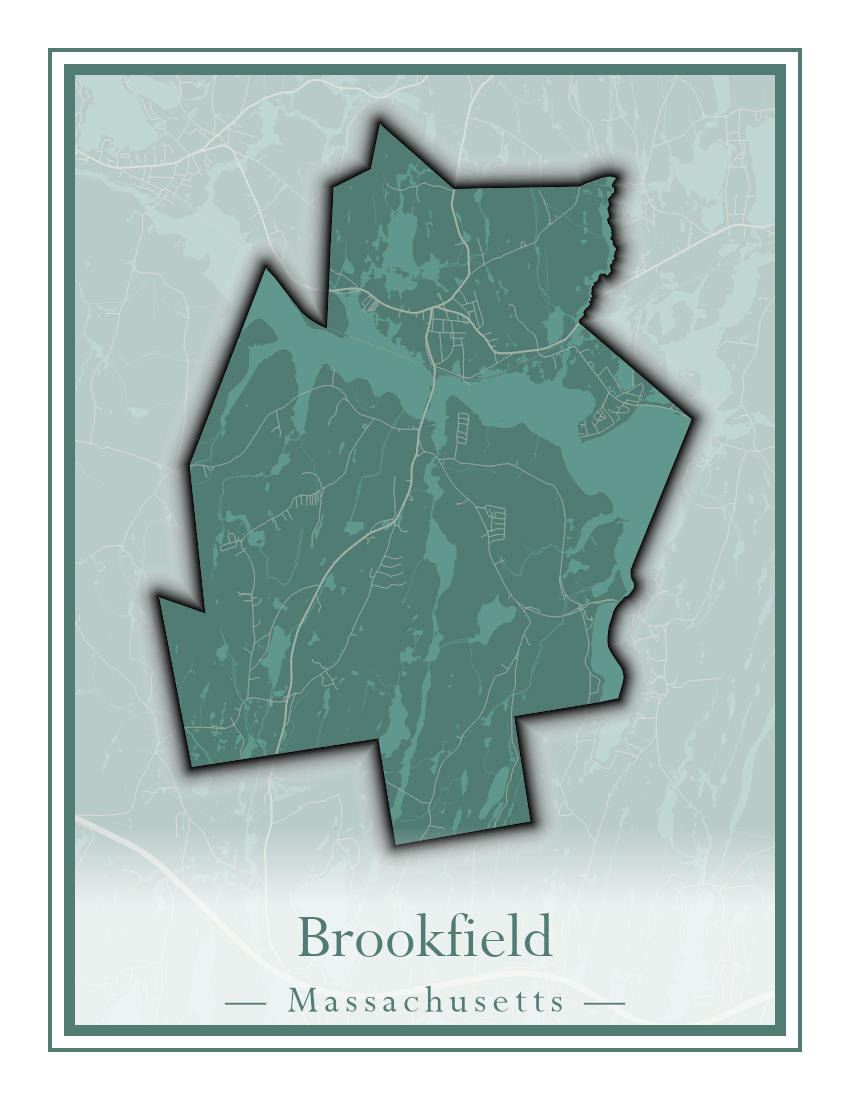 Massachusetts Towns - Street Map (Brockton - Buckland)