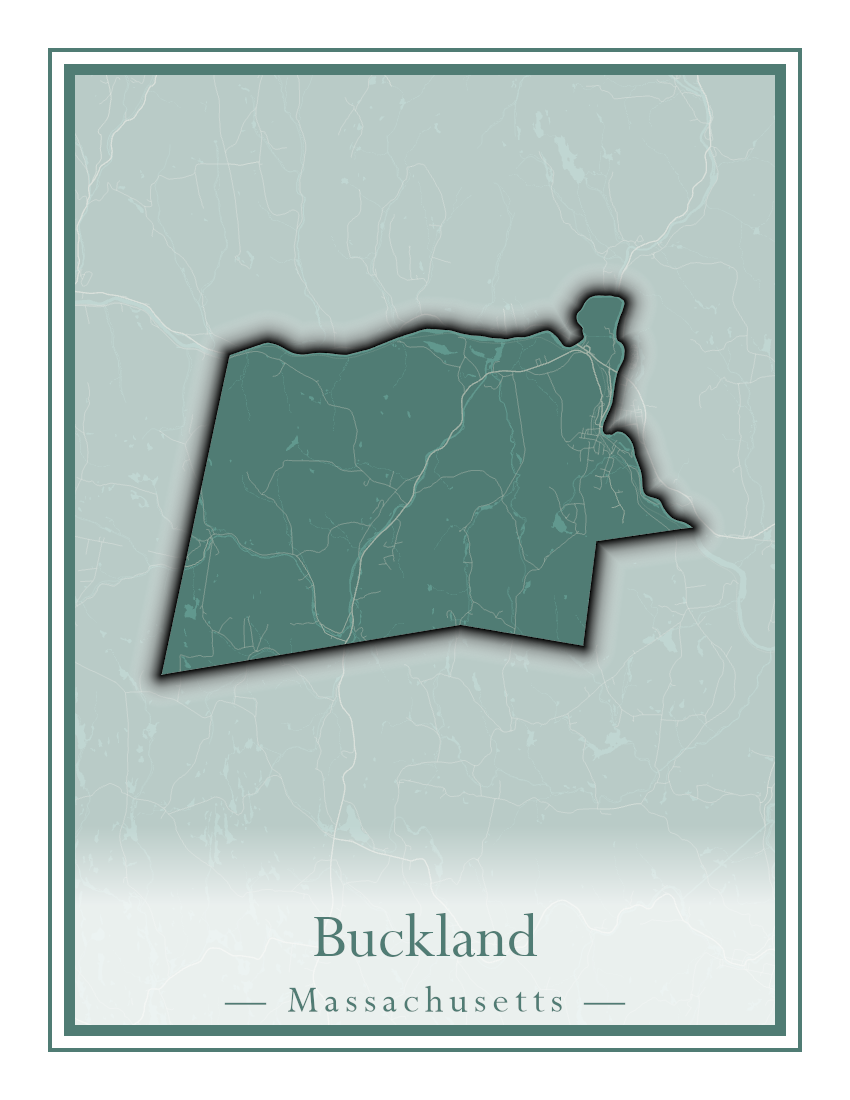 Massachusetts Towns - Street Map (Brockton - Buckland)