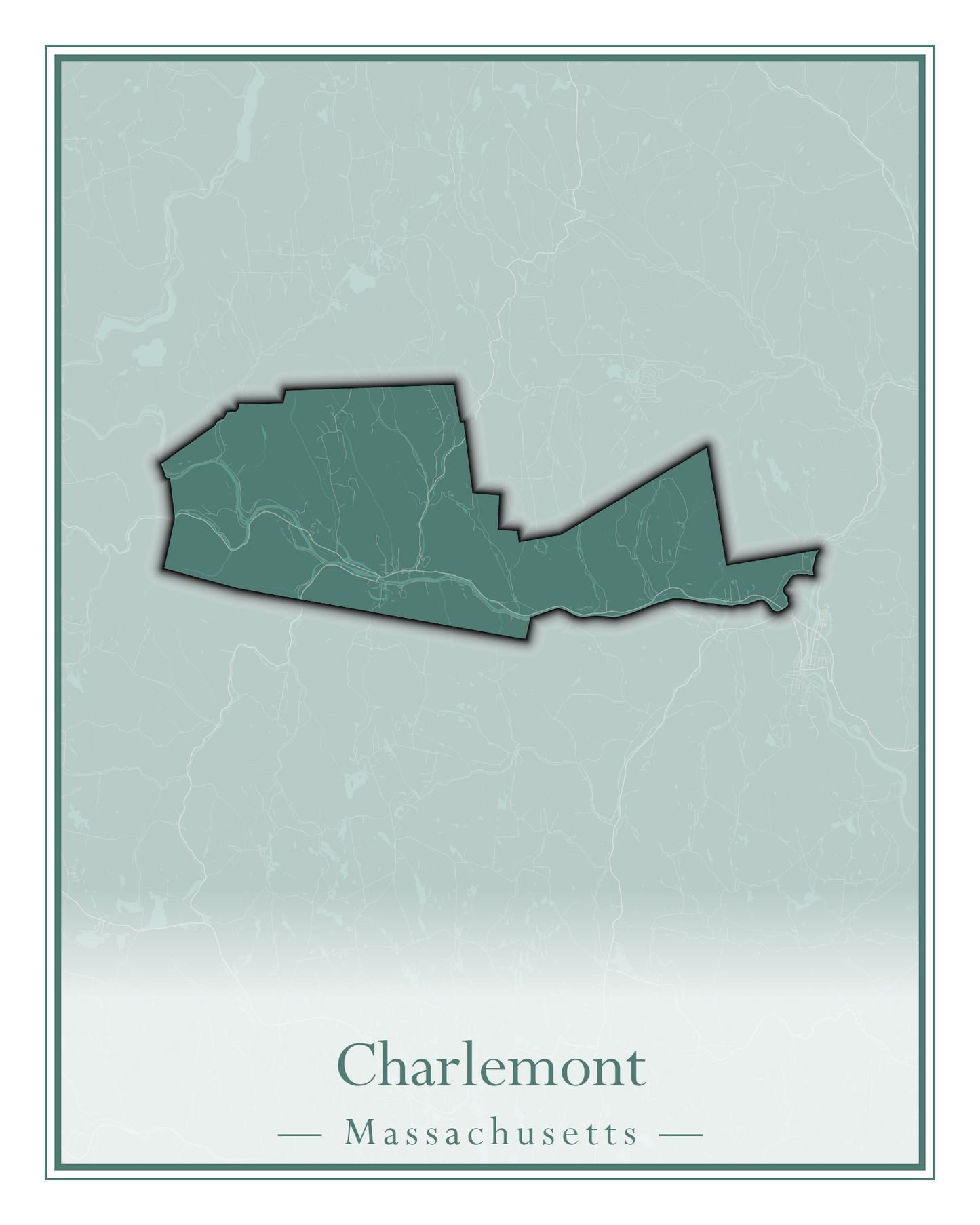 Massachusetts Towns - Street Map (Carver - Chatham)