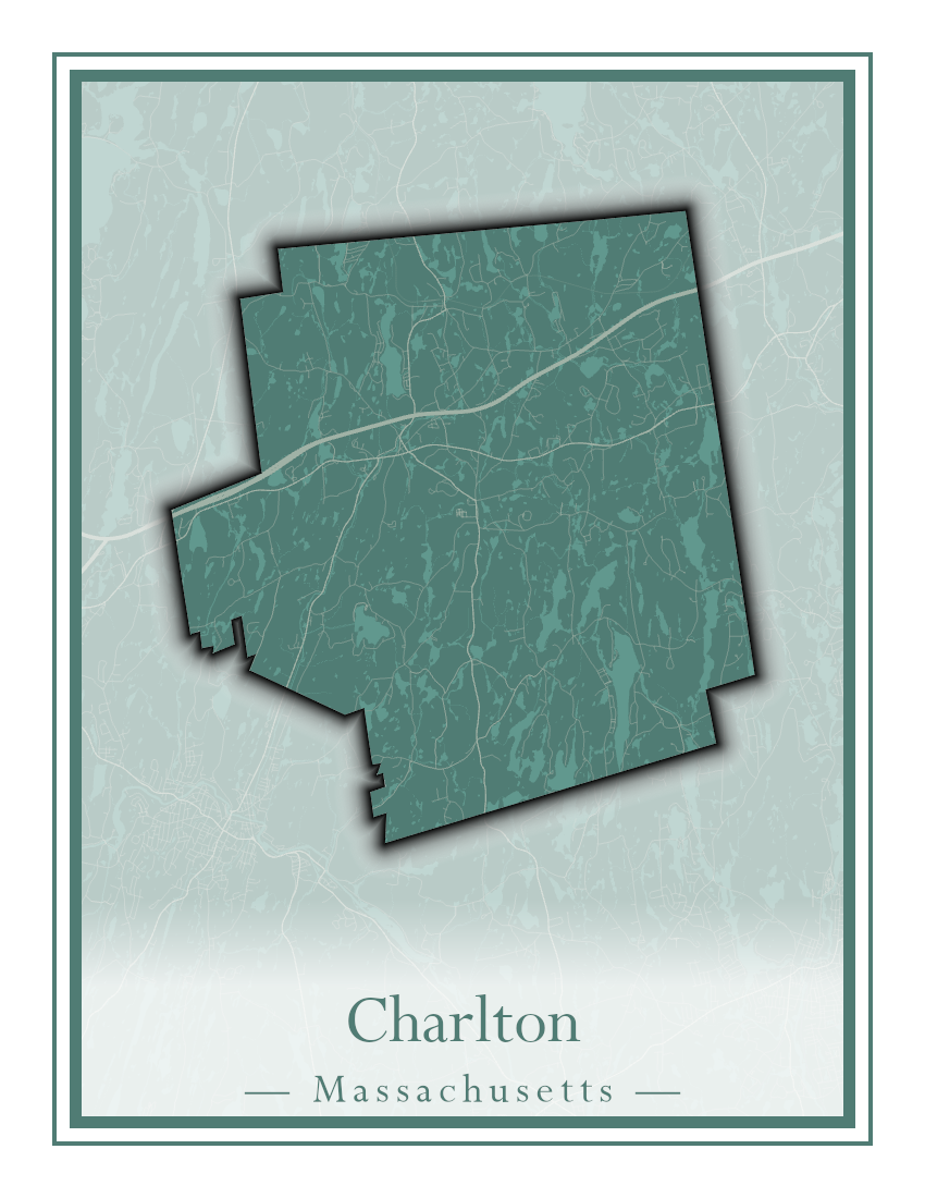 Massachusetts Towns - Street Map (Carver - Chatham)