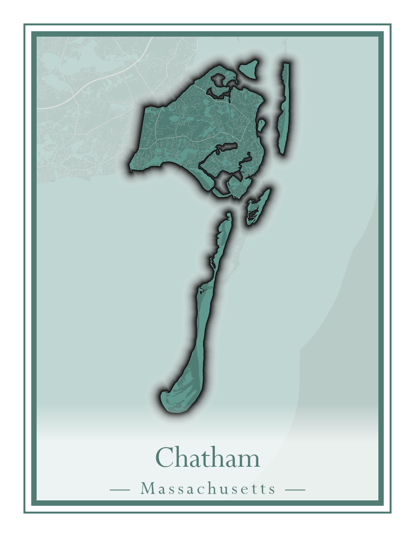 Massachusetts Towns - Street Map (Carver - Chatham)