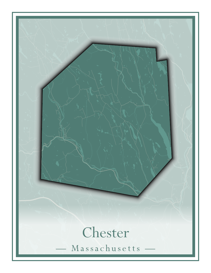 Massachusetts Towns - Street Map (Chelmsford - Chester)