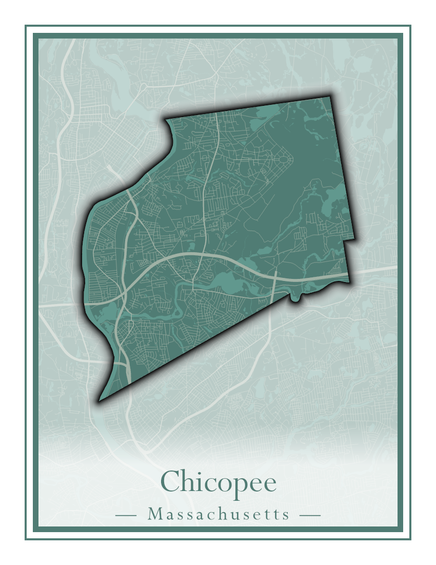 Massachusetts Towns - Street Map (Chesterfield - Clarksburg)