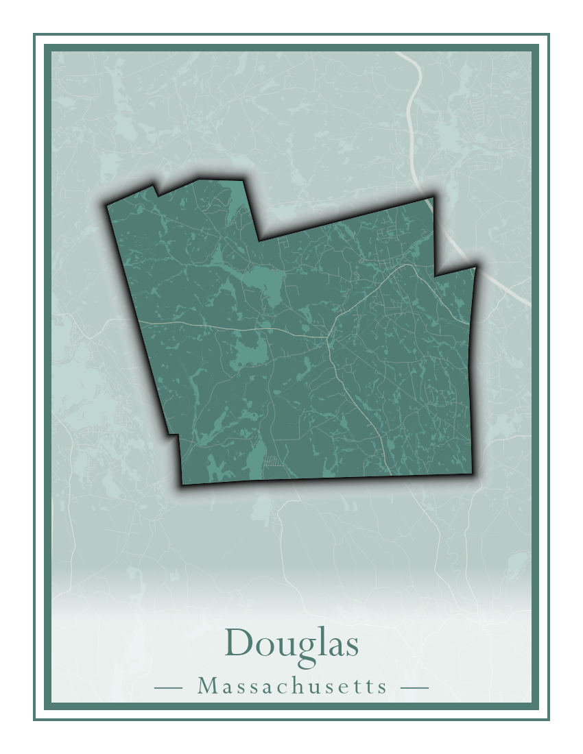 Massachusetts Towns - Street Map (Dighton - Dracut)