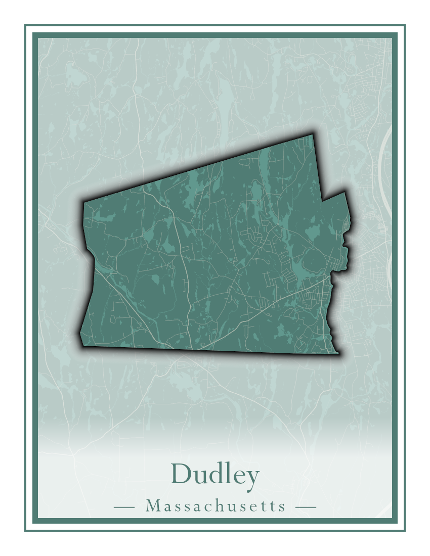 Massachusetts Towns - Street Map (Dudley - East Bridgewater)