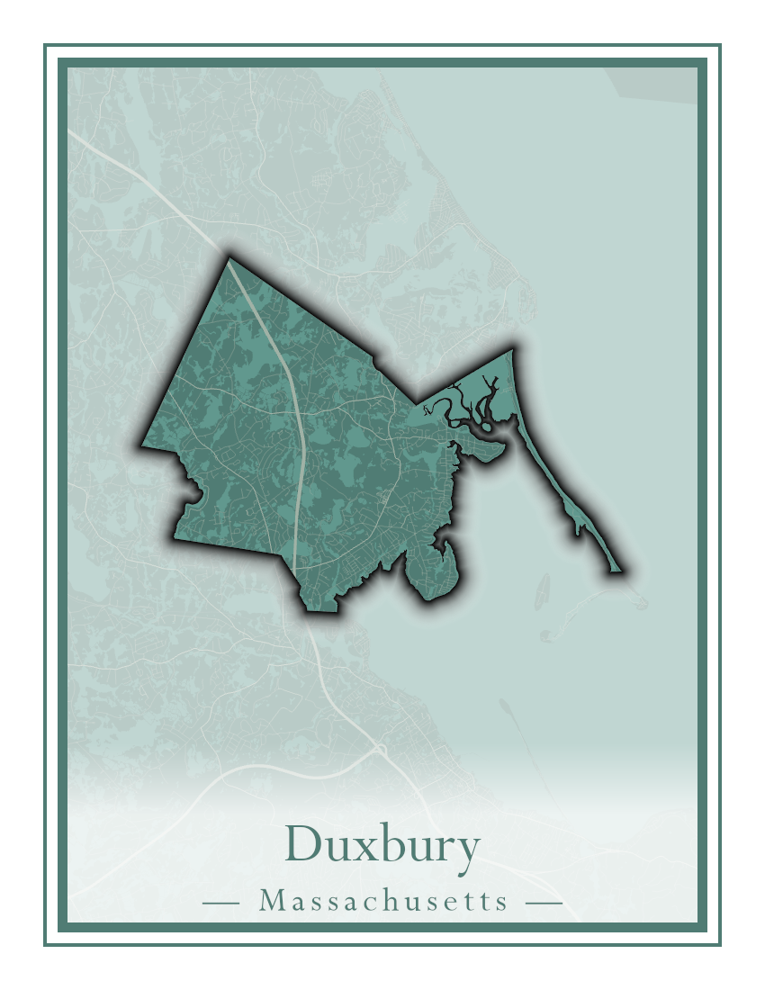 Massachusetts Towns - Street Map (Dudley - East Bridgewater)