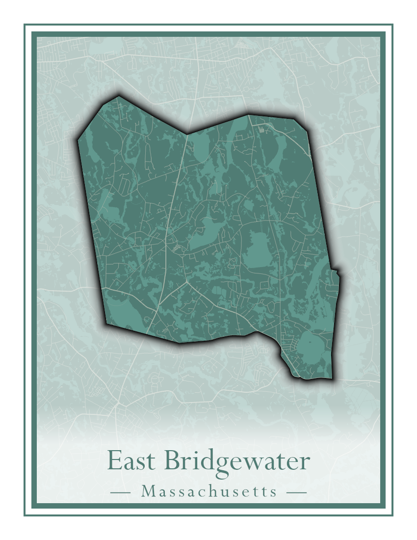 Massachusetts Towns - Street Map (Dudley - East Bridgewater)