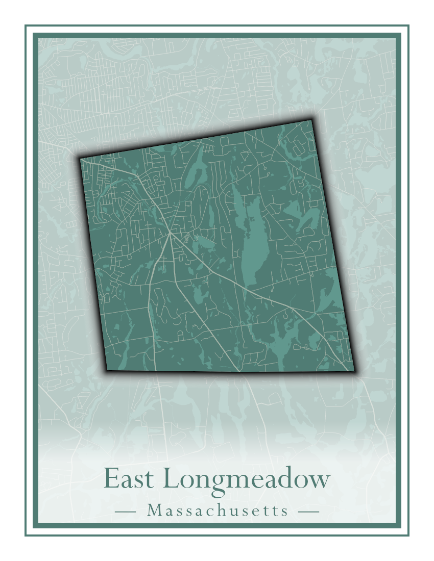 Massachusetts Towns - Street Map (East Brookfield - Easthampton)