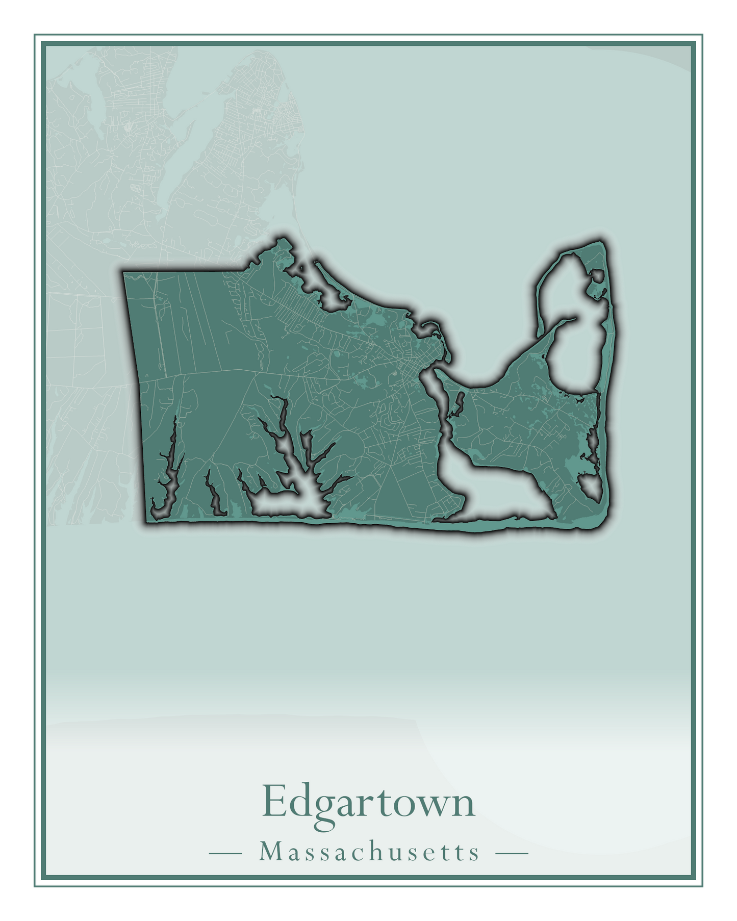 Massachusetts Towns - Street Map (Easton - Erving)