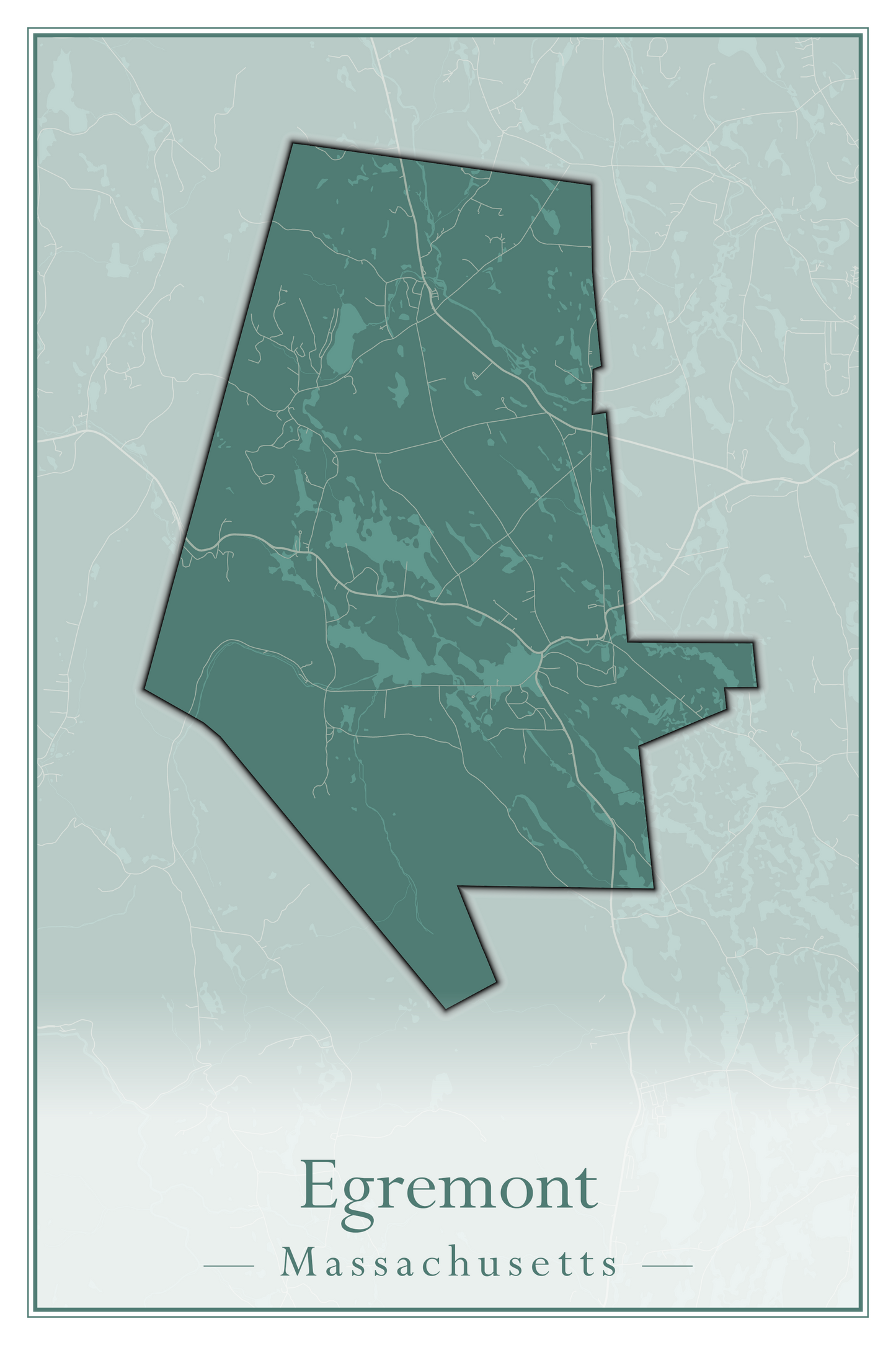 Massachusetts Towns - Street Map (Easton - Erving)