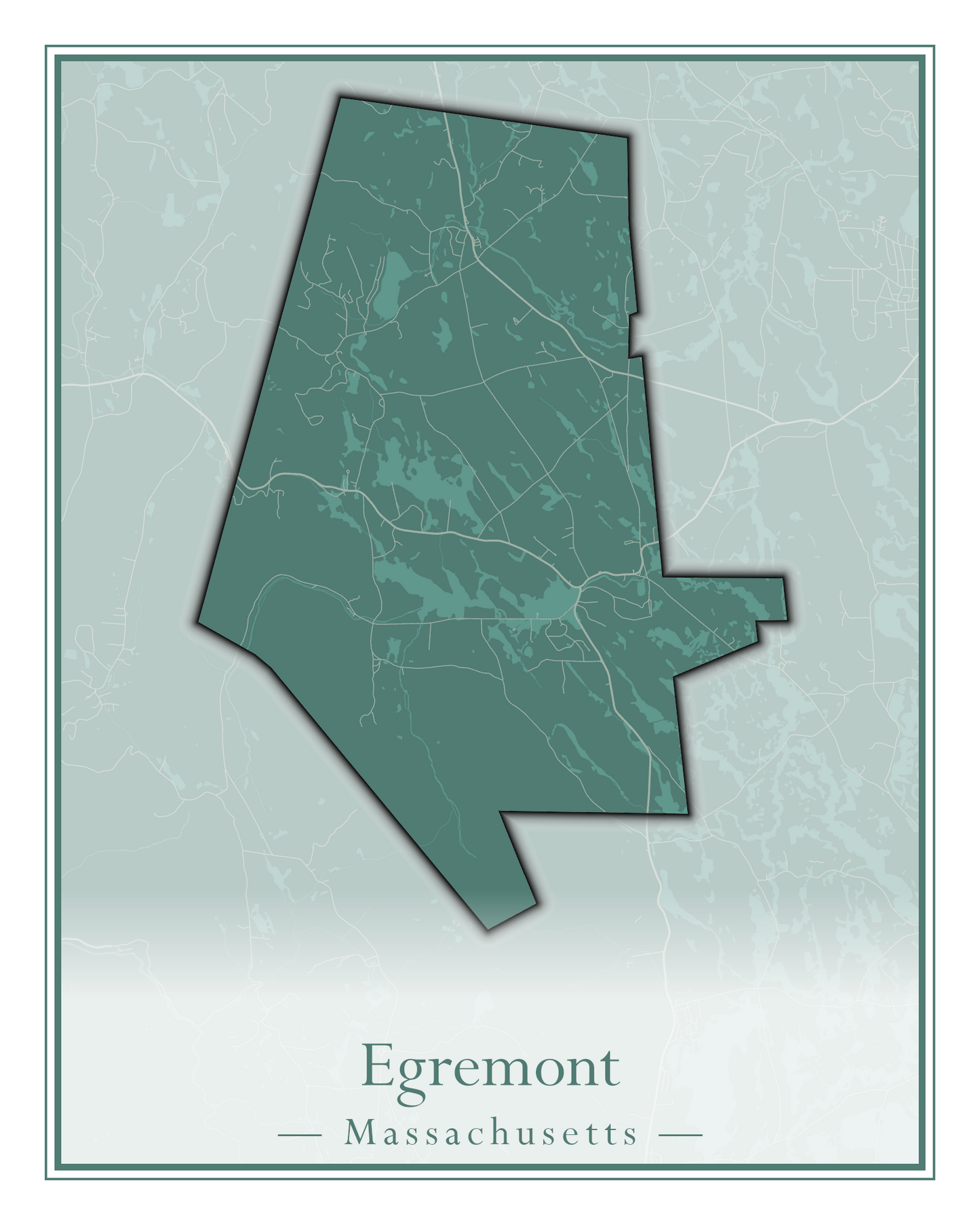 Massachusetts Towns - Street Map (Easton - Erving)