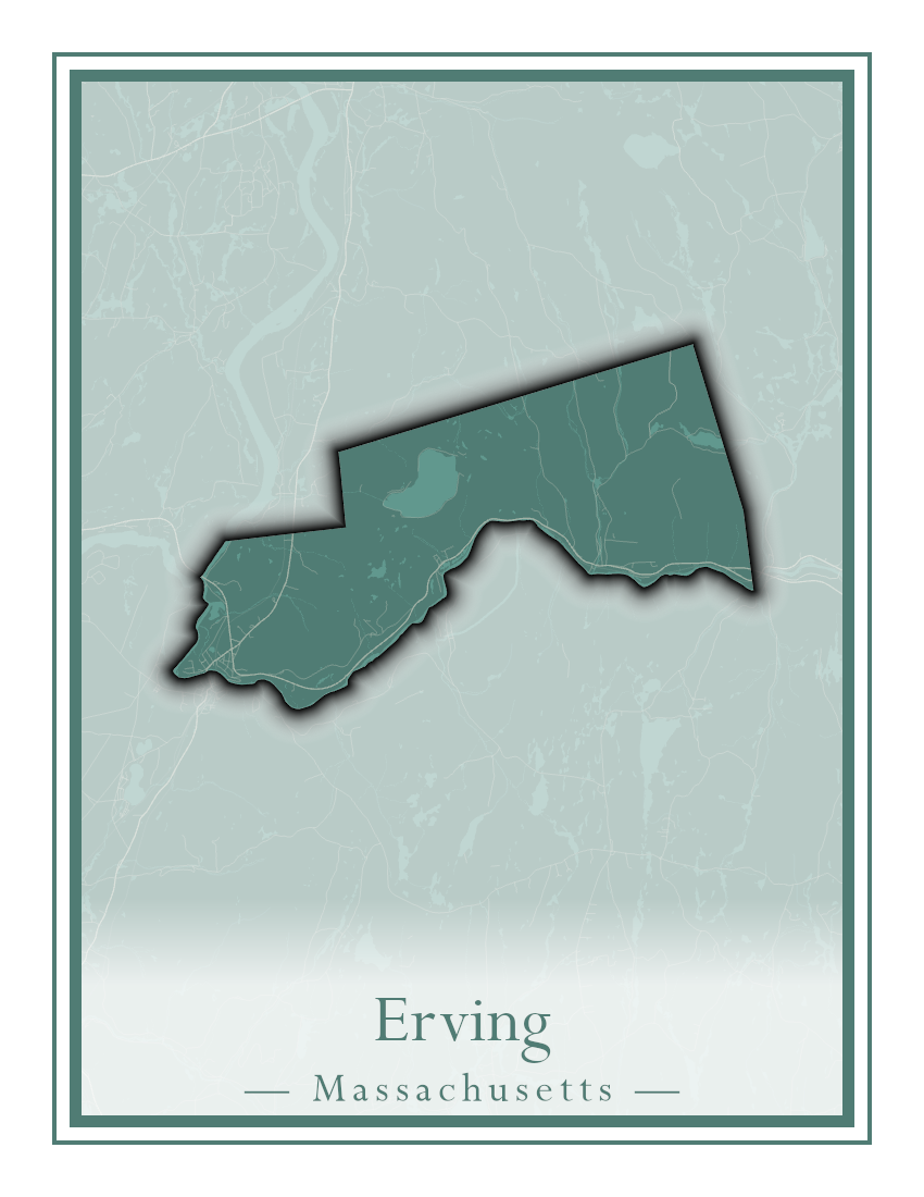 Massachusetts Towns - Street Map (Easton - Erving)