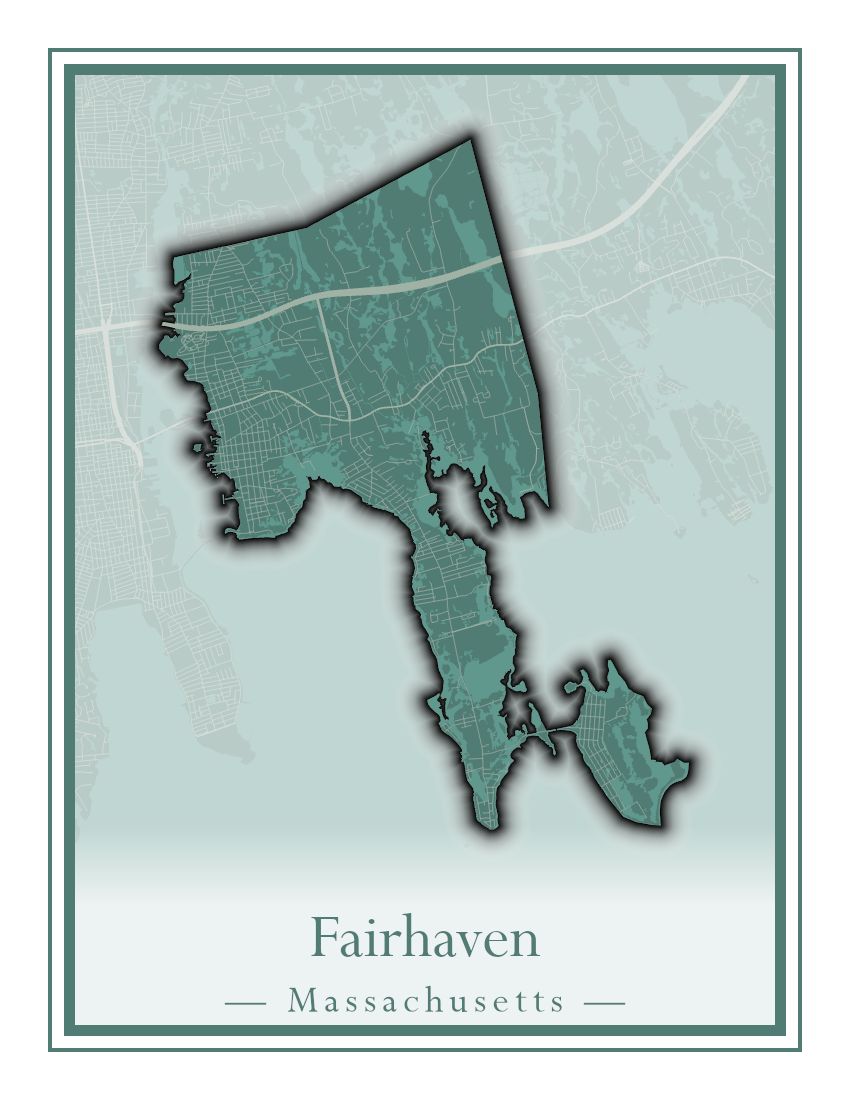 Massachusetts Towns - Street Map (Essex - Fall River)