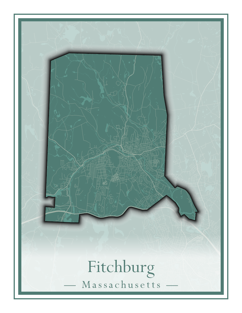 Massachusetts Towns - Street Map (Falmouth - Foxborough)