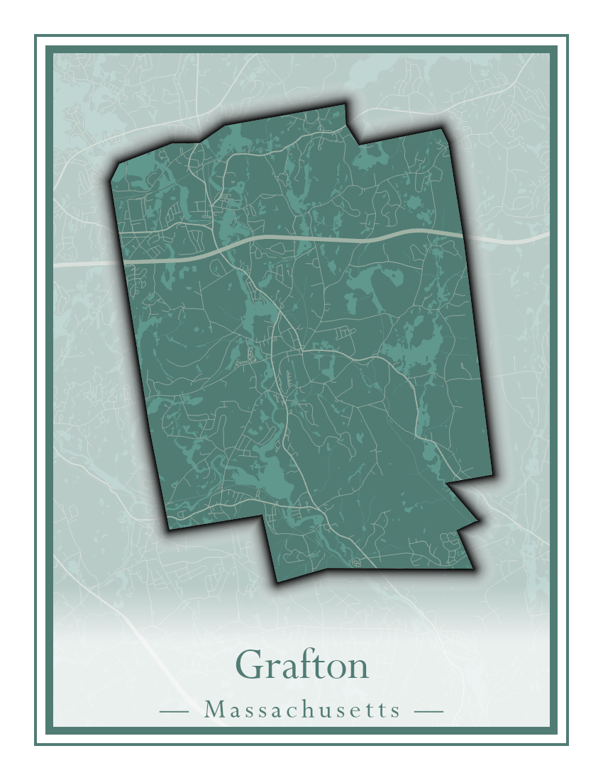 Massachusetts Towns - Street Map (Gosnold - Granville)