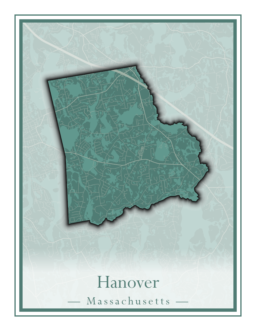 Massachusetts Towns - Street Map (Hancock - Hardwick)