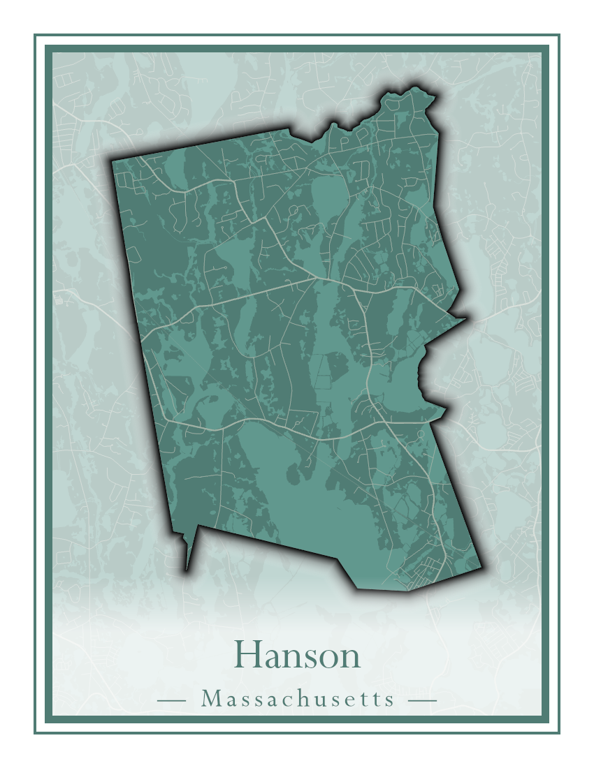 Massachusetts Towns - Street Map (Hancock - Hardwick)