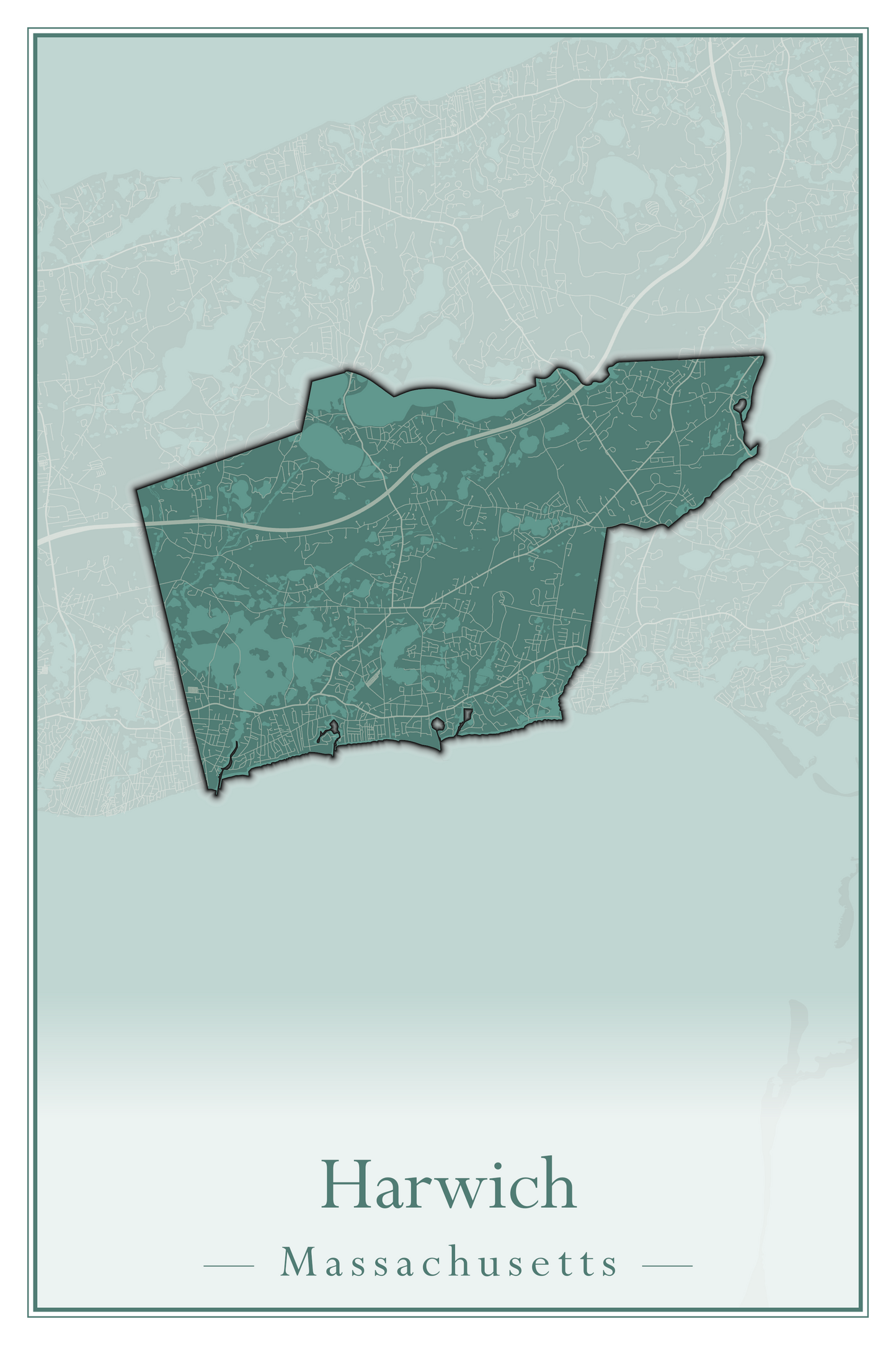 Massachusetts Towns - Street Map (Harvard - Haverhill)