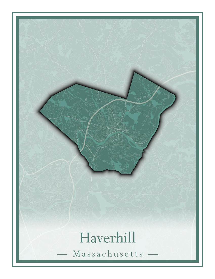 Massachusetts Towns - Street Map (Harvard - Haverhill)