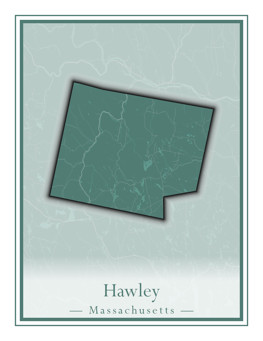 Massachusetts Towns - Street Map (Hawley - Hinsdale)