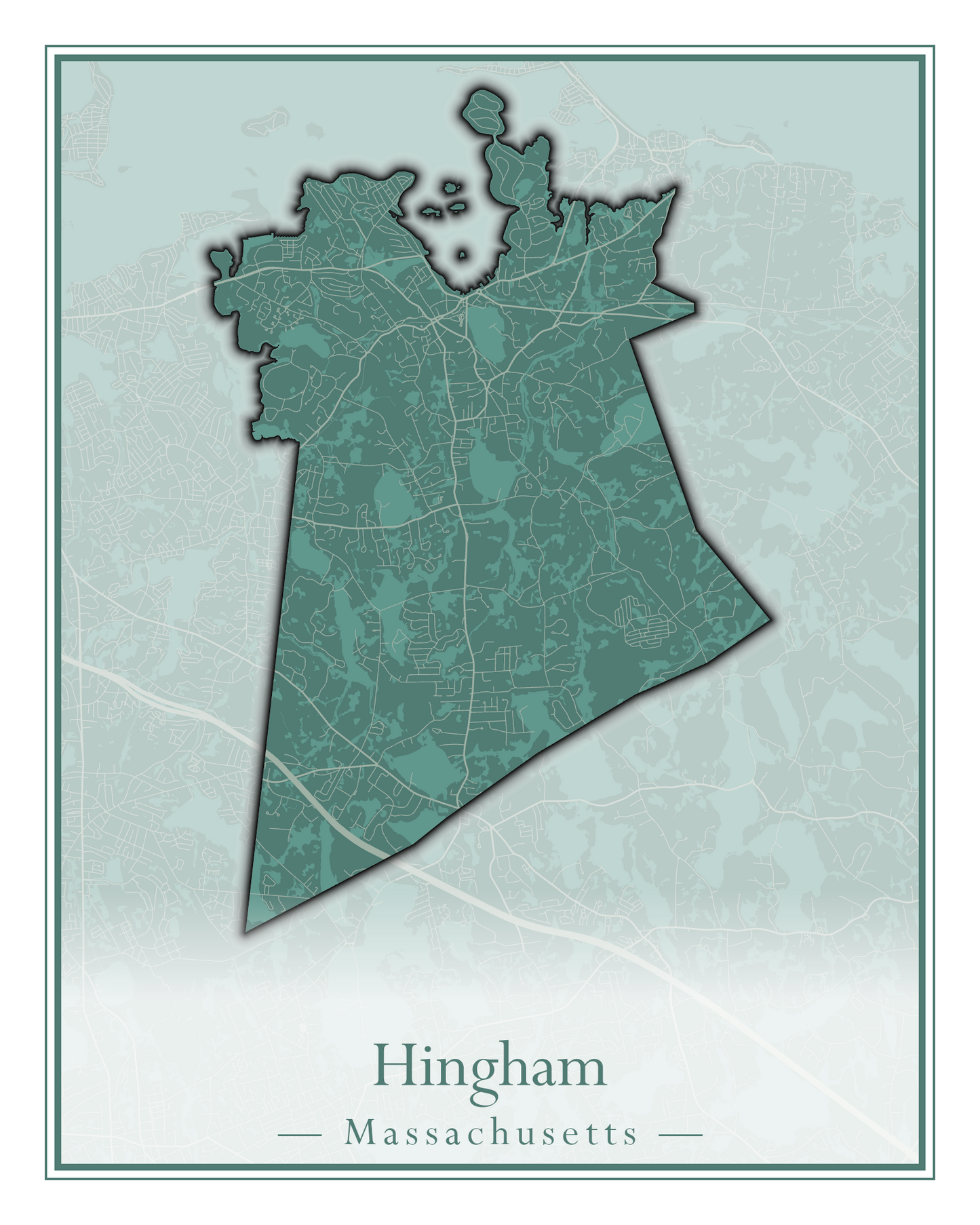 Massachusetts Towns - Street Map (Hawley - Hinsdale)