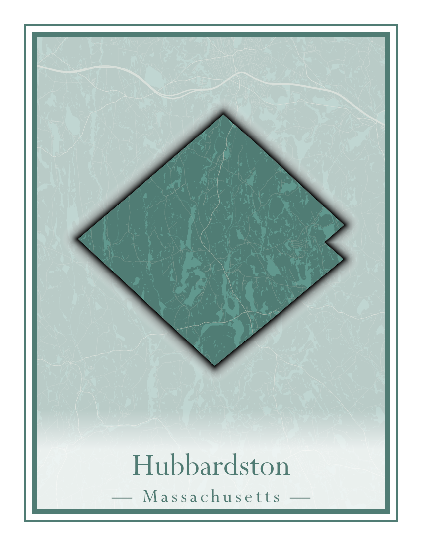 Massachusetts Towns - Street Map (Holyoke - Hubbardston)