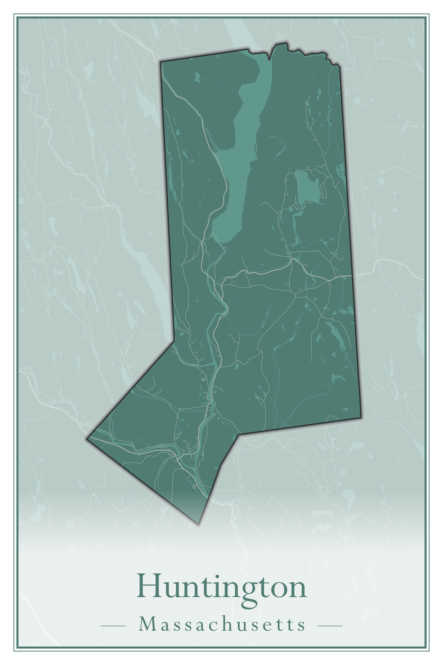 Massachusetts Towns - Street Map (Hudson - Ipswich)