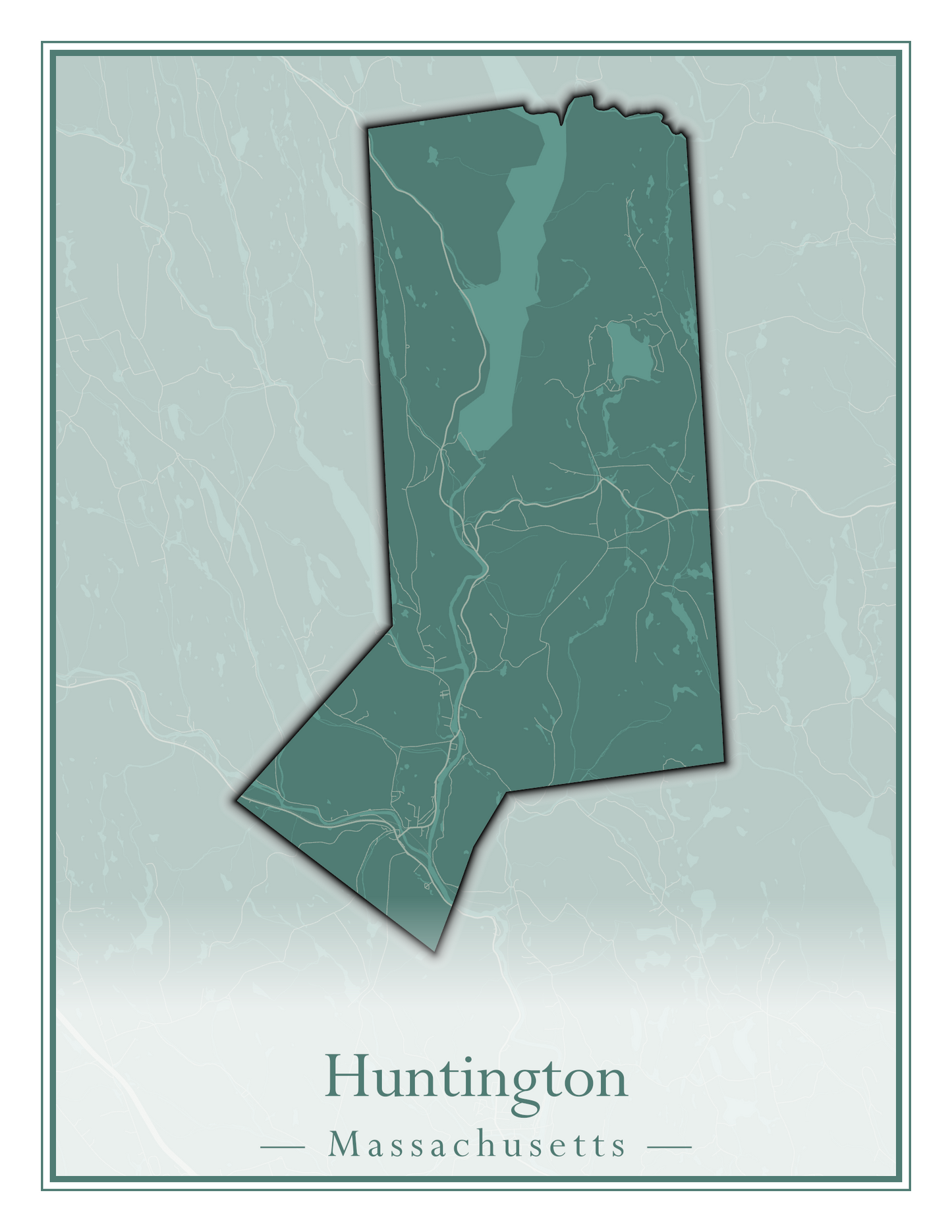 Massachusetts Towns - Street Map (Hudson - Ipswich)