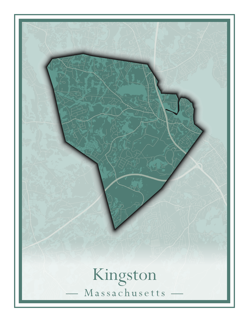 Massachusetts Towns - Street Map (Kingston - Lanesborough)