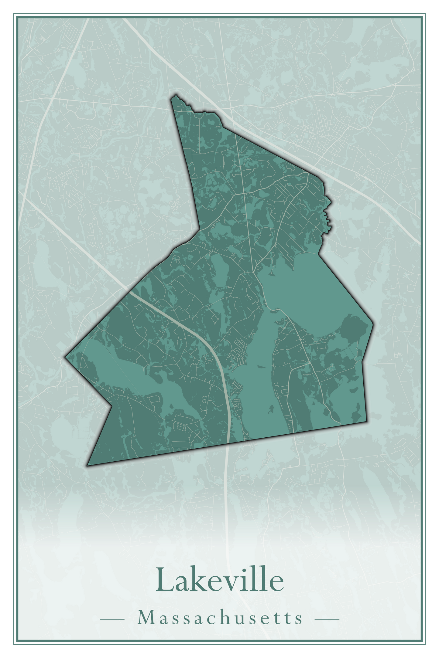 Massachusetts Towns - Street Map (Kingston - Lanesborough)