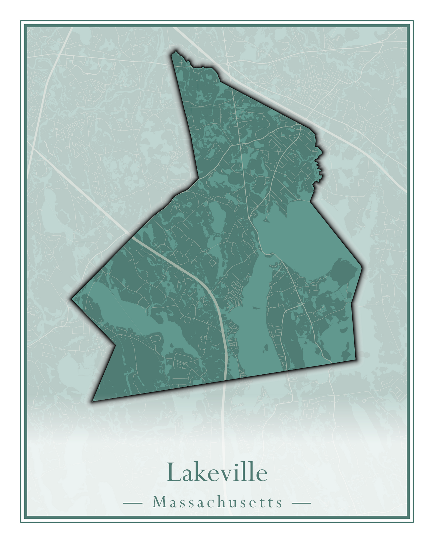 Massachusetts Towns - Street Map (Kingston - Lanesborough)