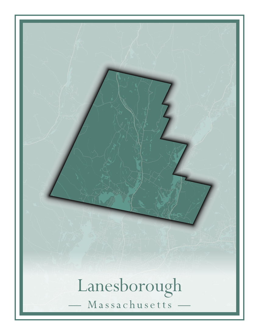 Massachusetts Towns - Street Map (Kingston - Lanesborough)