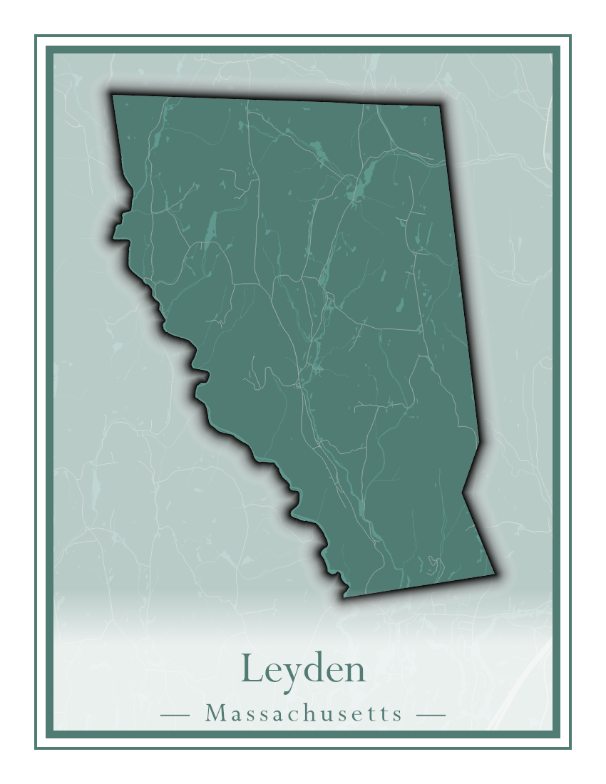 Massachusetts Towns - Street Map (Leominster - Leyden)