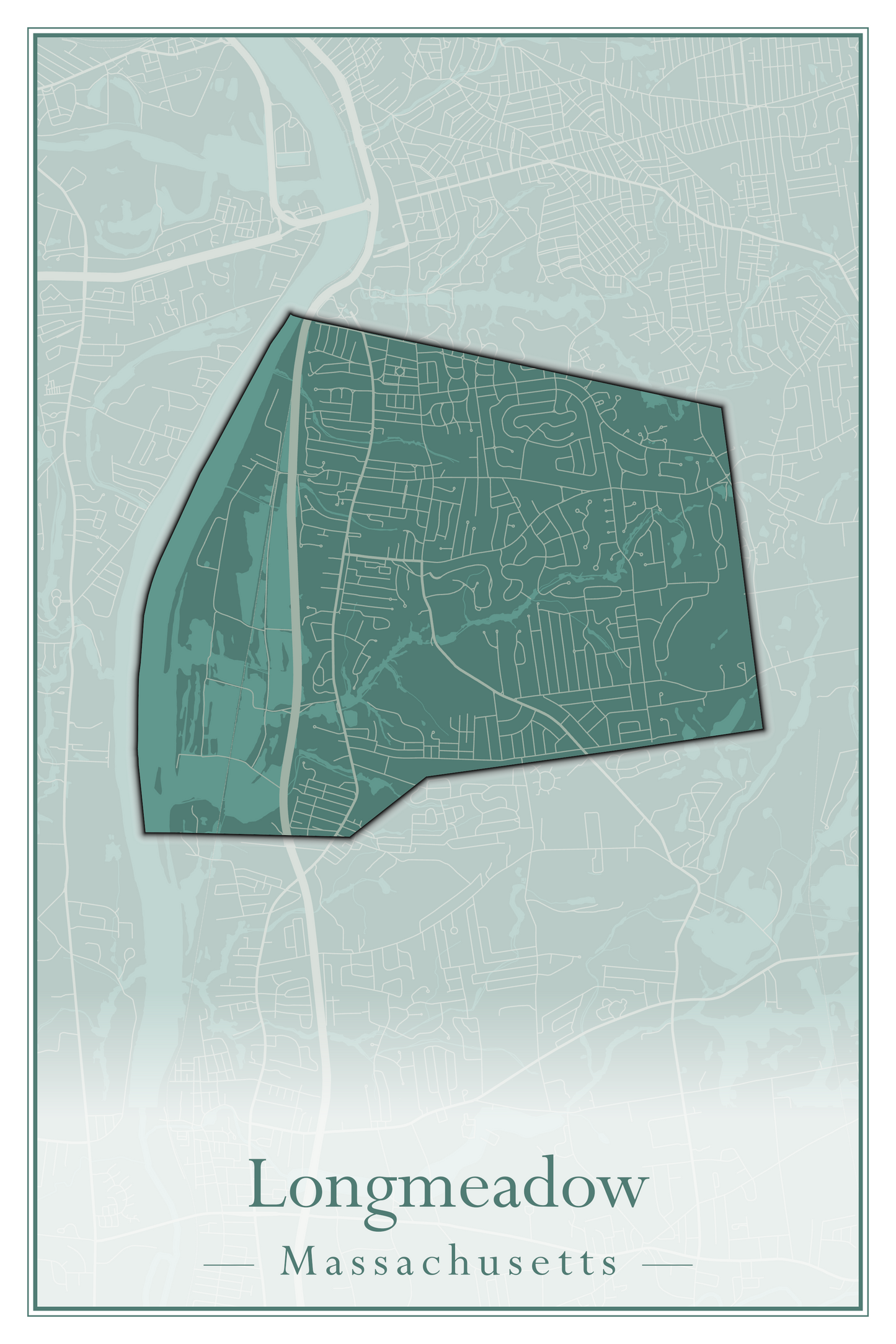 Massachusetts Towns - Street Map (Lincoln - Lowell)