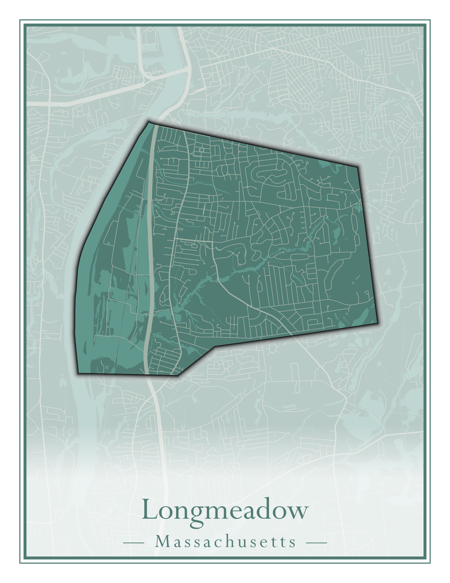 Massachusetts Towns - Street Map (Lincoln - Lowell)