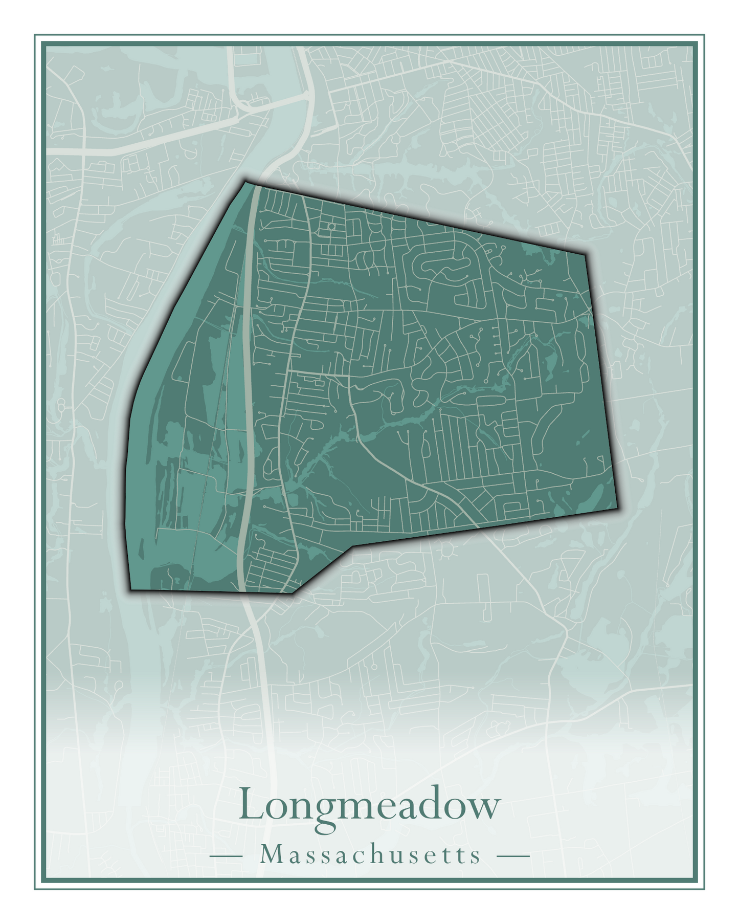 Massachusetts Towns - Street Map (Lincoln - Lowell)