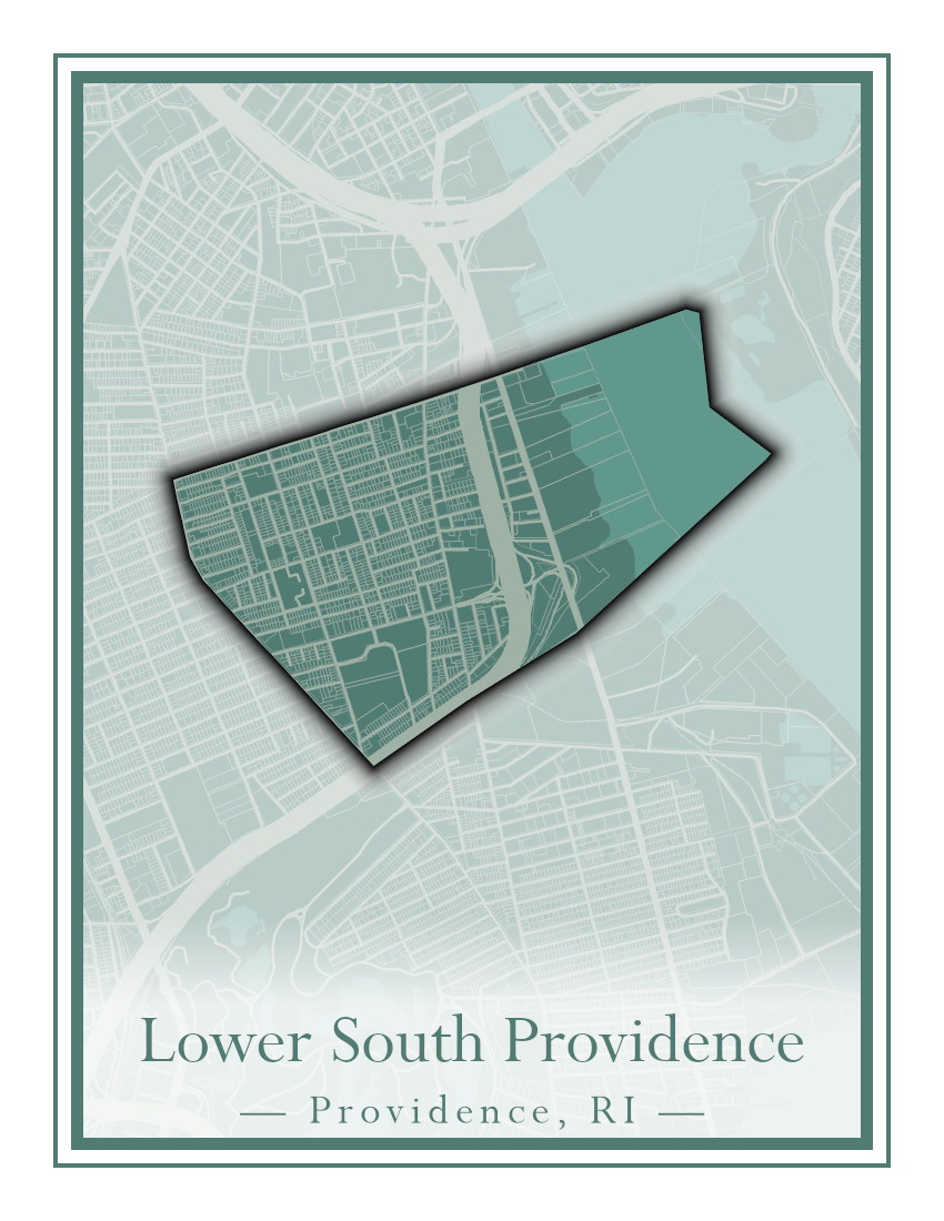 Providence Neighborhoods - Street Map (Hartford - Manton)