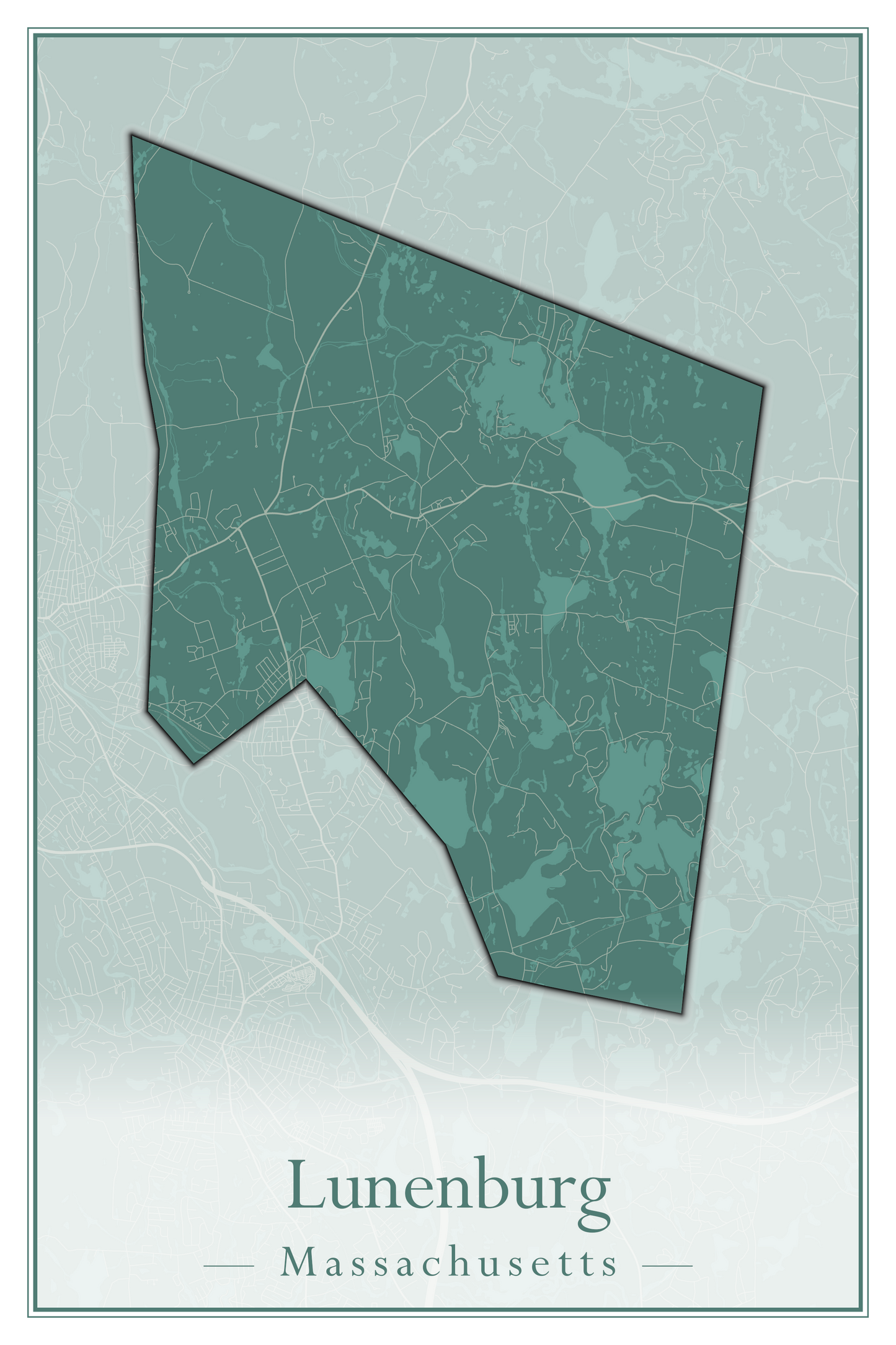 Massachusetts Towns - Street Map (Ludlow - Lynnfield)