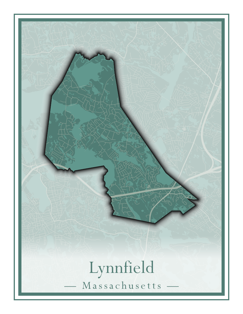 Massachusetts Towns - Street Map (Ludlow - Lynnfield)