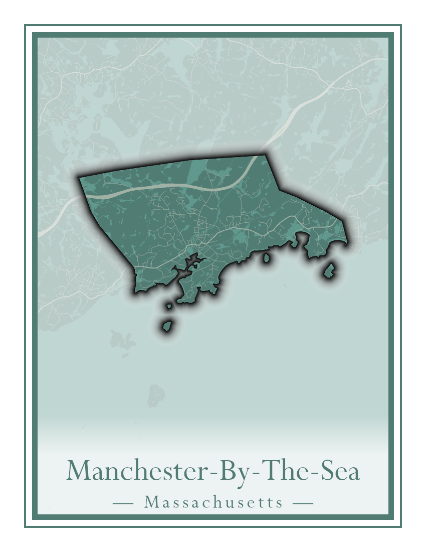 Massachusetts Towns - Street Map (Malden - Marblehead)