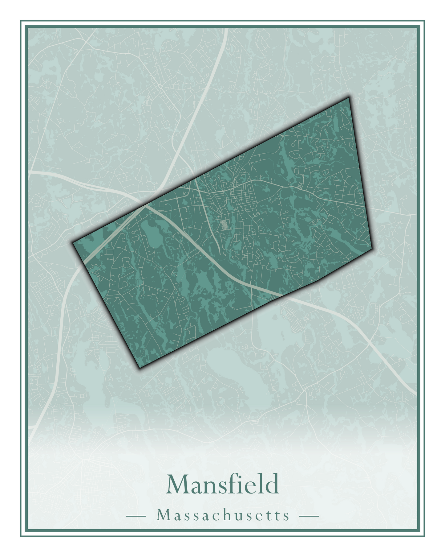 Massachusetts Towns - Street Map (Malden - Marblehead)