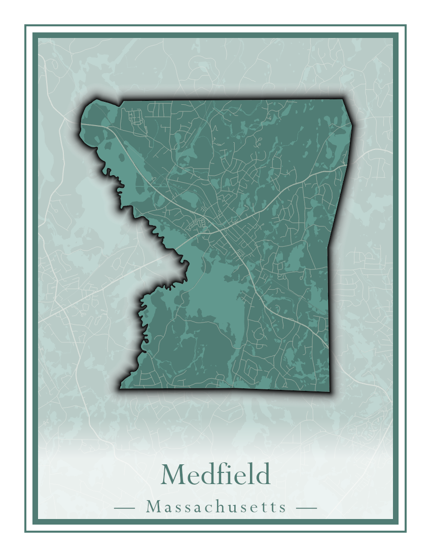 Massachusetts Towns - Street Map (Mattapoisett - Medford)