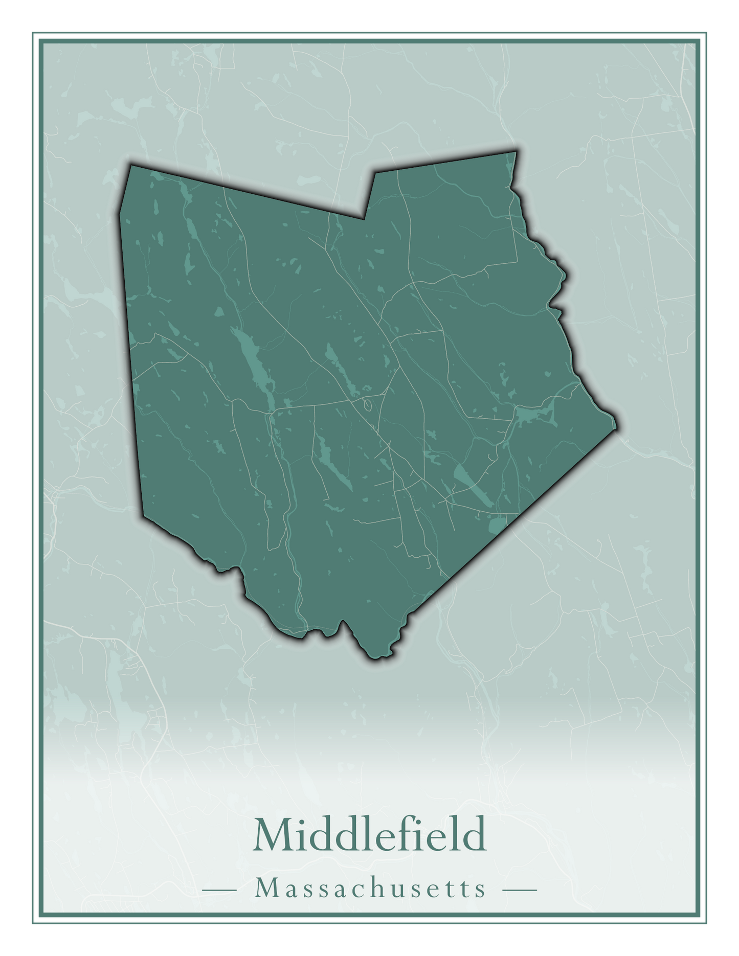 Massachusetts Towns - Street Map (Methuen - Middleton)