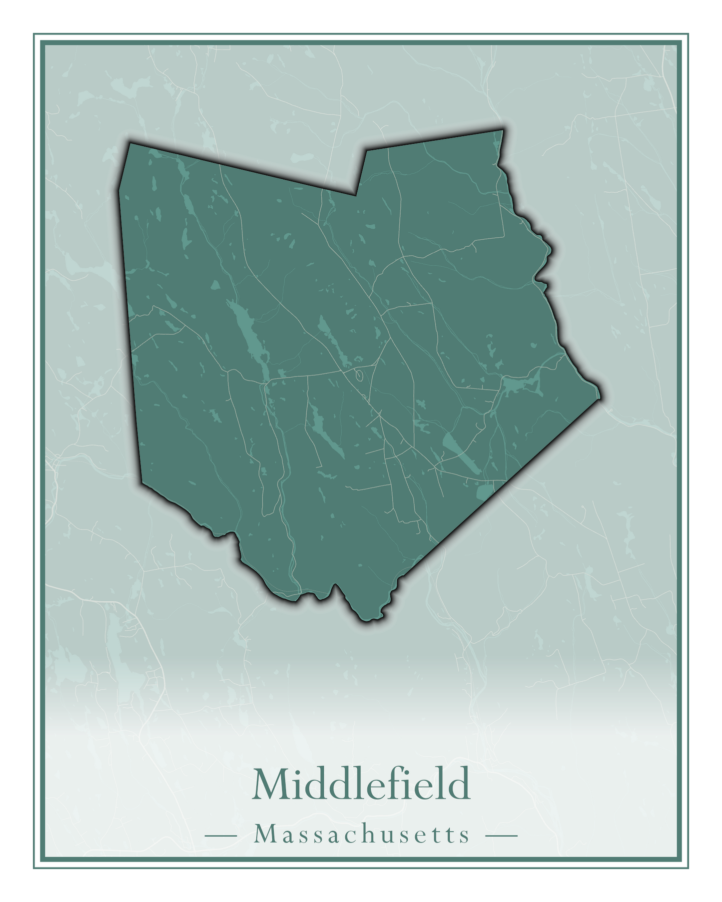 Massachusetts Towns - Street Map (Methuen - Middleton)