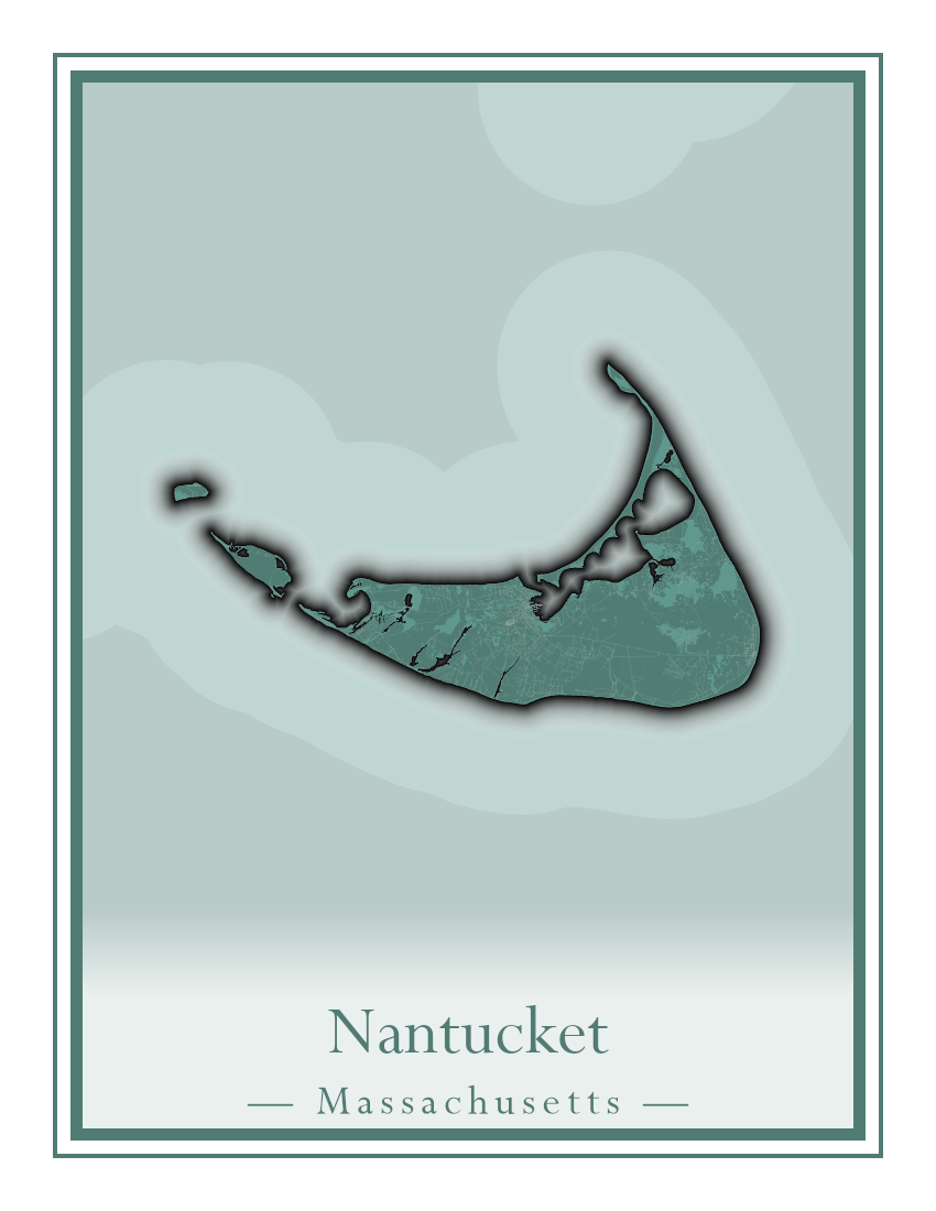 Massachusetts Towns - Street Map (Nantucket - New Ashford)